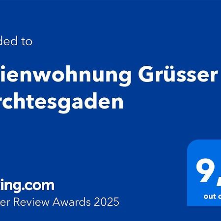 Ferienwohnung Gruesser In Berchtesgaden Dış mekan fotoğraf